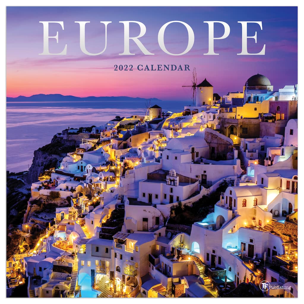 TF Publishing 2022 Europe Wall Calendar Michaels